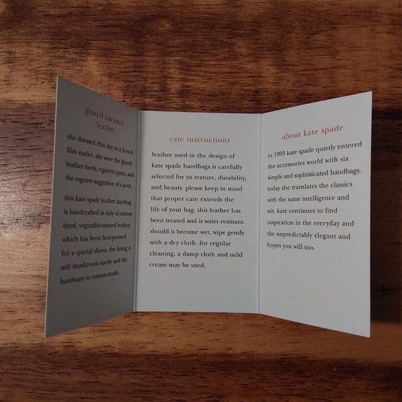 Kate Spade black glazed caramel leather handbag - Picture 6 of 8